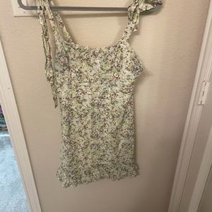 Floral dress size S! Worn once!!!